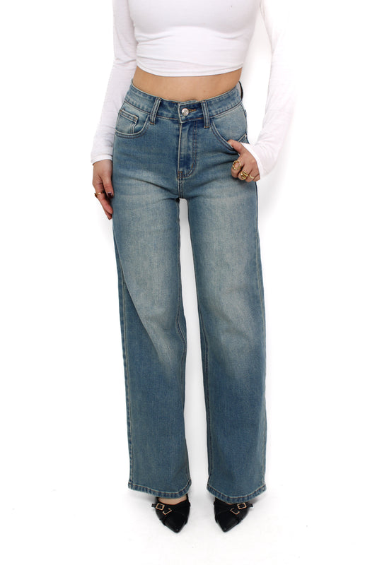WIDE LEG JEANS 130 - DENIM