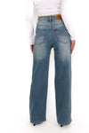 WIDE LEG JEANS 130 - DENIM