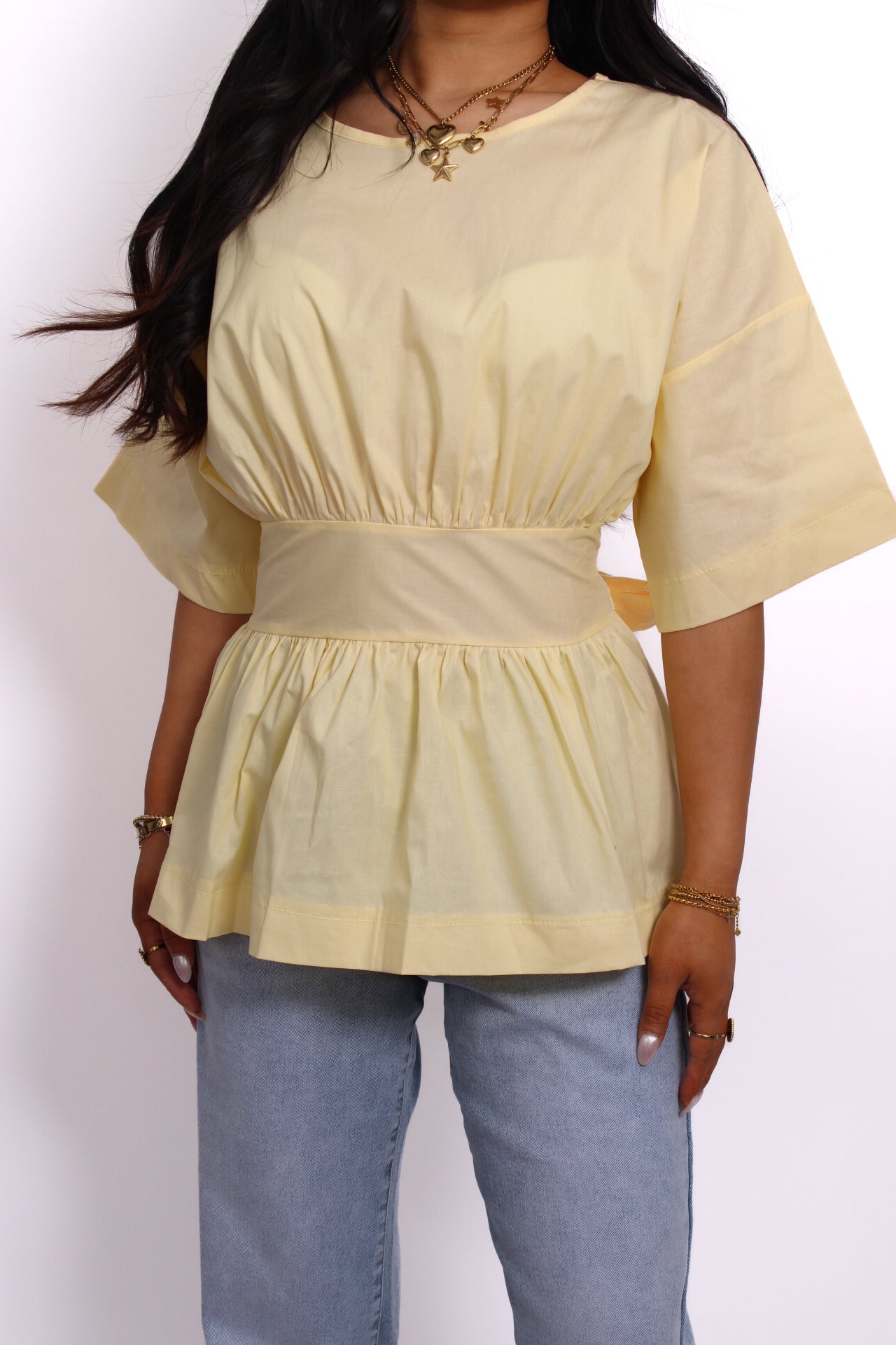 ISABELLA TOP - BUTTER YELLOW