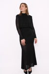 SHINE ALL NIGHT DRESS - BLACK