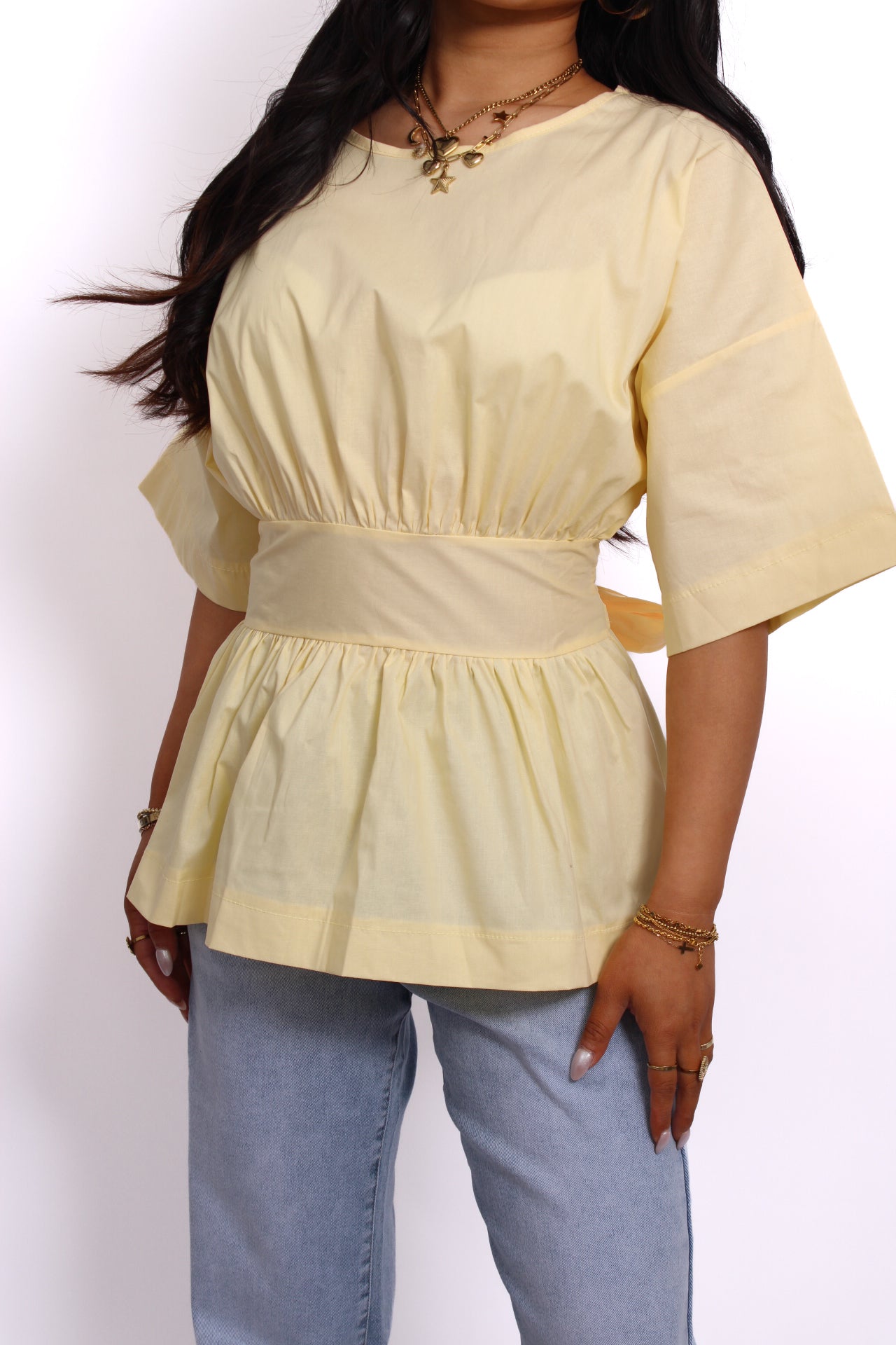 ISABELLA TOP - BUTTER YELLOW