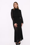 SHINE ALL NIGHT DRESS - BLACK