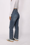 ''PETITE'' STRAIGHT LEG JEANS 2521 - MID DENIM