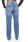 ''TALL'' WIDE LEG MID WAIST JEANS 1075 - DENIM