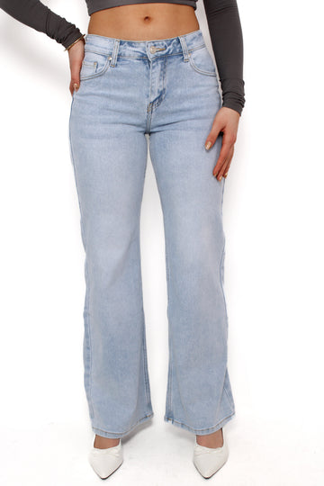 FLARE LOW WAIST JEANS 1006 - DENIM