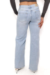 FLARE LOW WAIST JEANS 1006 - DENIM