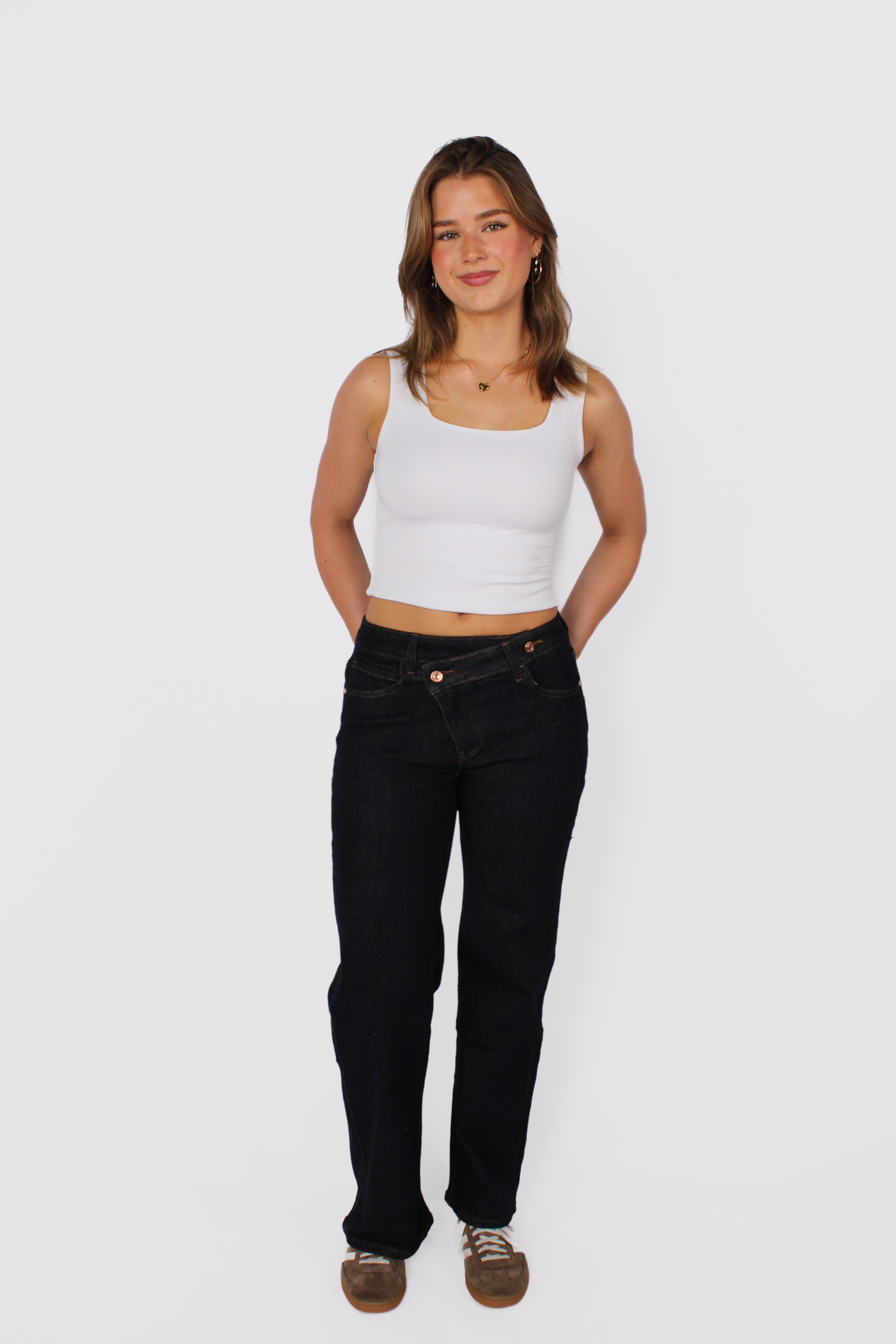 STRAIGHT LEG JEANS 7276 - DARK DENIM