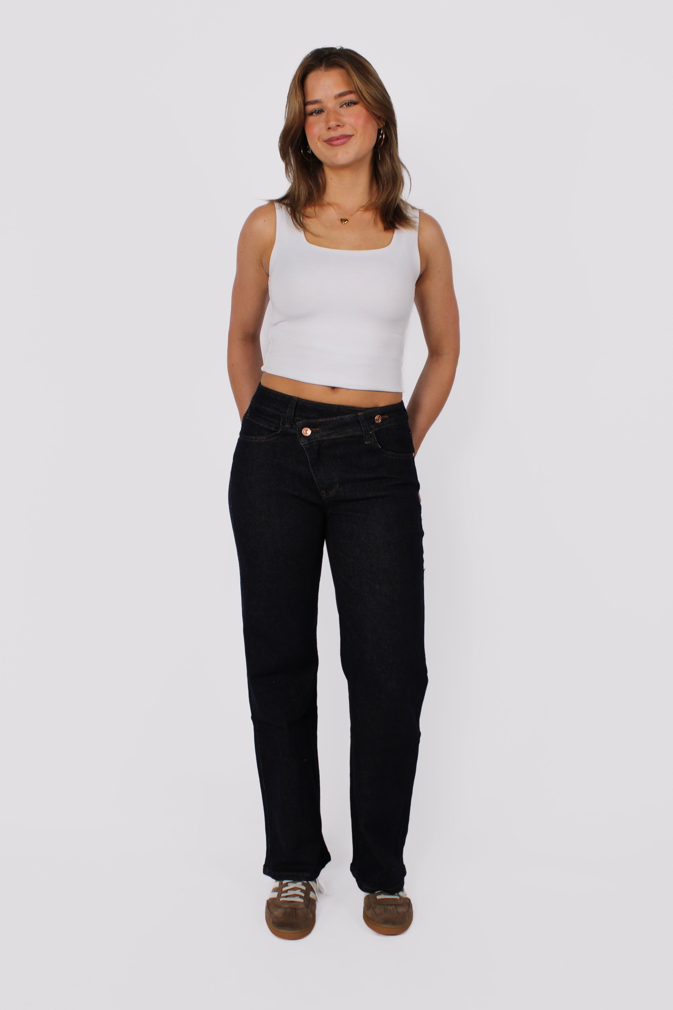 STRAIGHT LEG JEANS 7276 - DARK DENIM