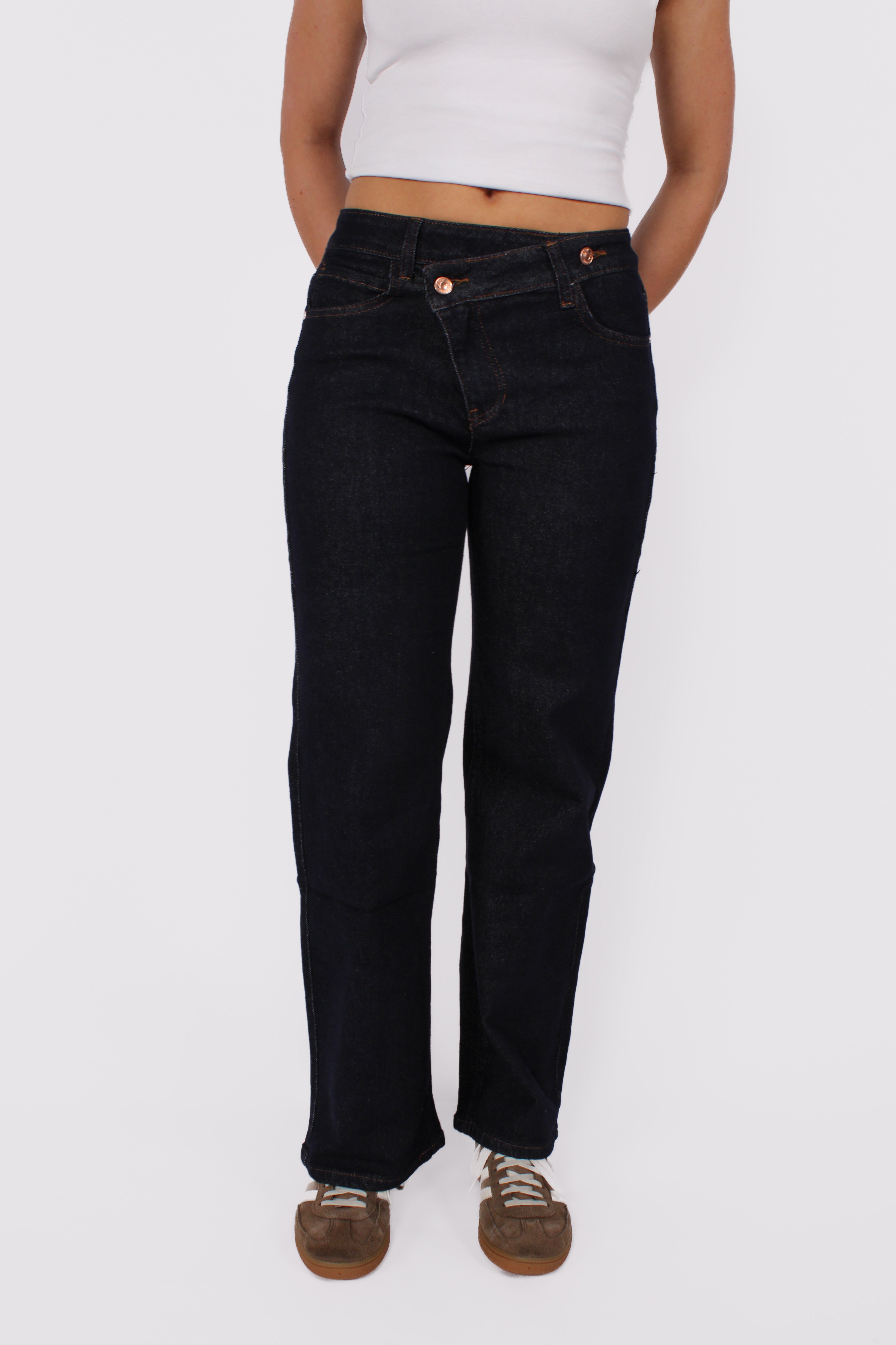 STRAIGHT LEG JEANS 7276 - DARK DENIM