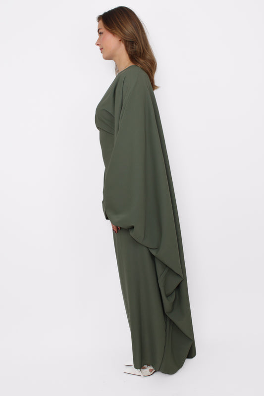 LINA DRESS - ARMY GREEN