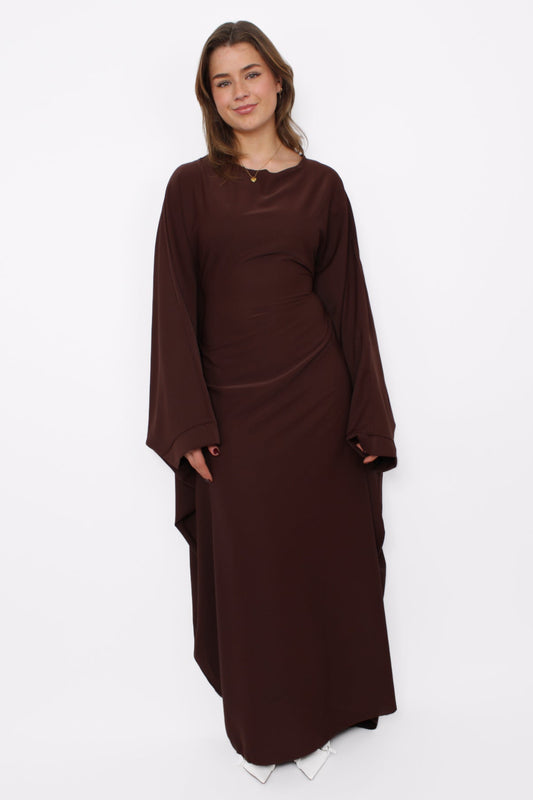 LINA DRESS - BROWN