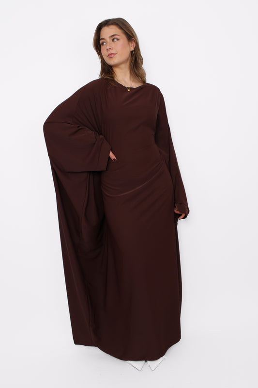 LINA DRESS - BROWN