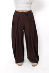 PRE ORDER 23 MAART! ''PETITE'' MADISON TROUSER - BROWN