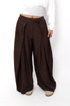 PRE ORDER 23 MAART! ''PETITE'' MADISON TROUSER - BROWN