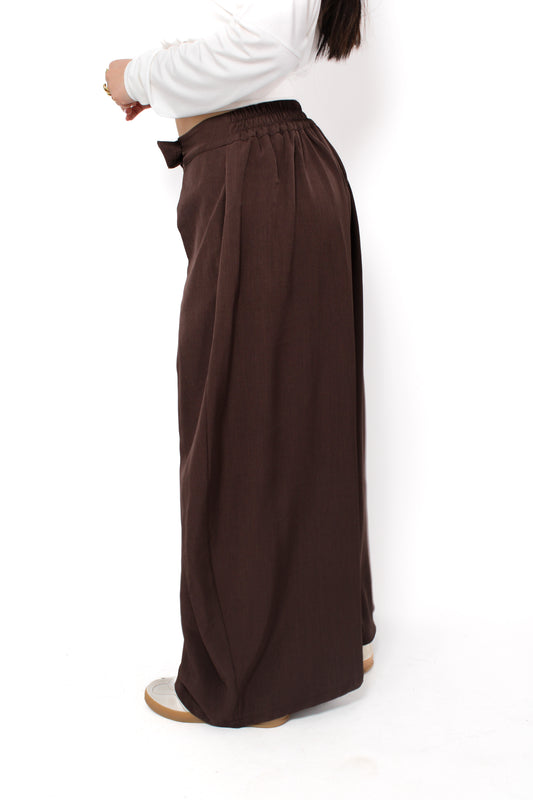 PRE ORDER 23 MAART! ''PETITE'' MADISON TROUSER - BROWN