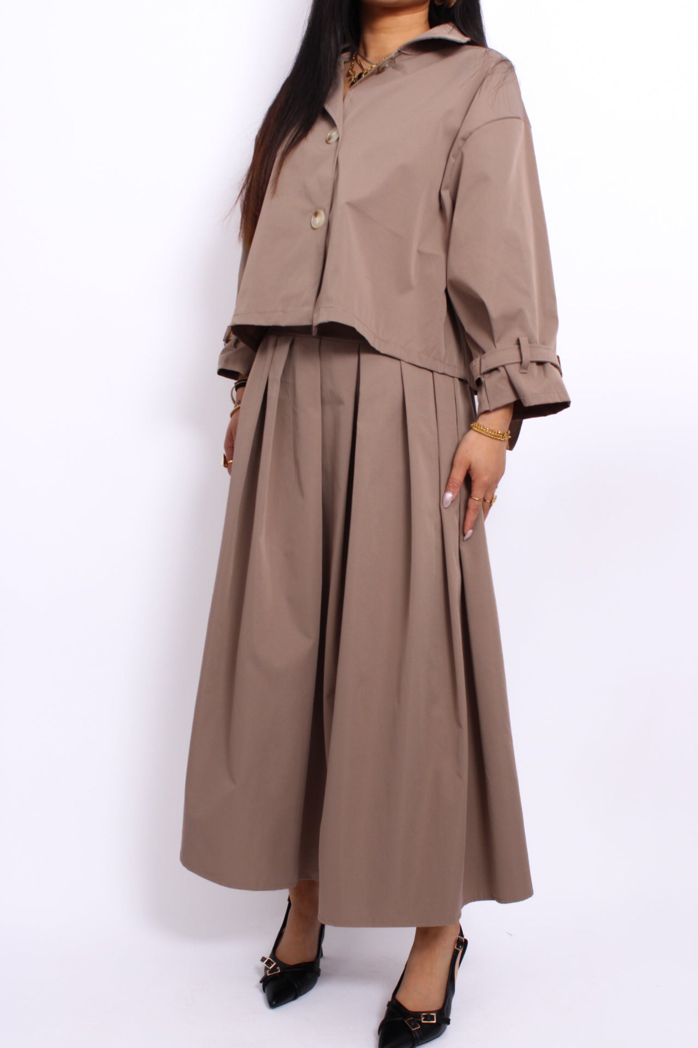''PETITE'' MAISA SET - TAUPE