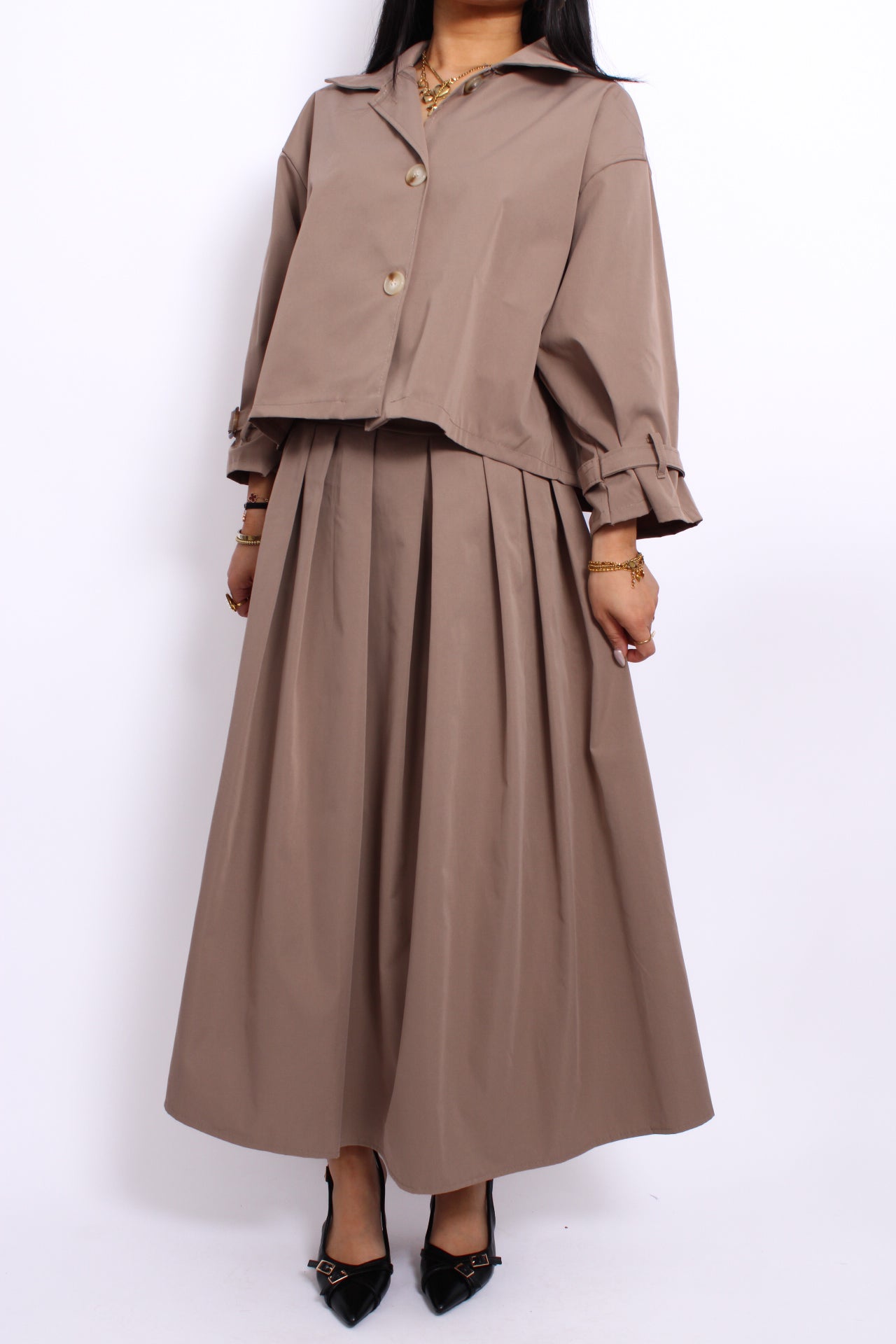 ''PETITE'' MAISA SET - TAUPE
