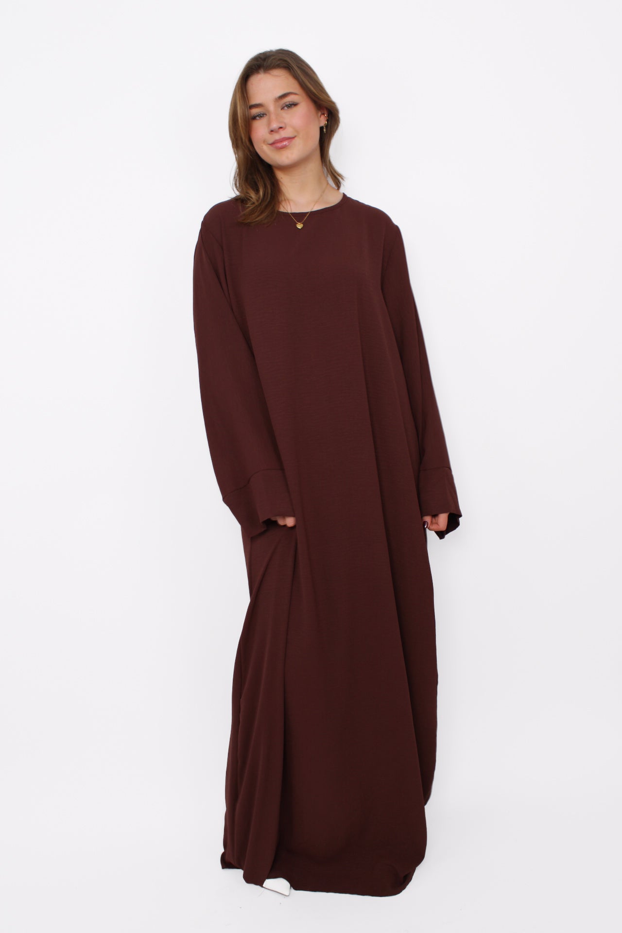 ''TALL'' MERVE DRESS - BROWN