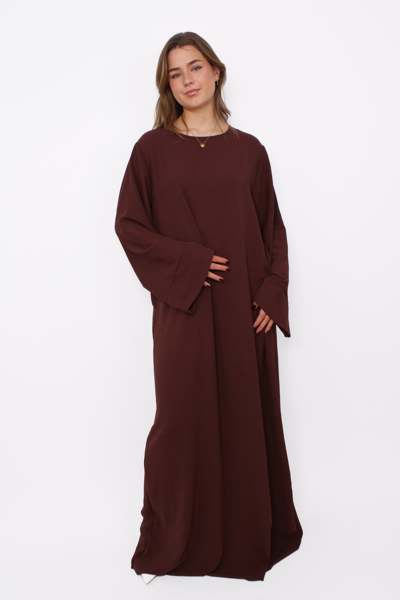 ''TALL'' MERVE DRESS - BROWN