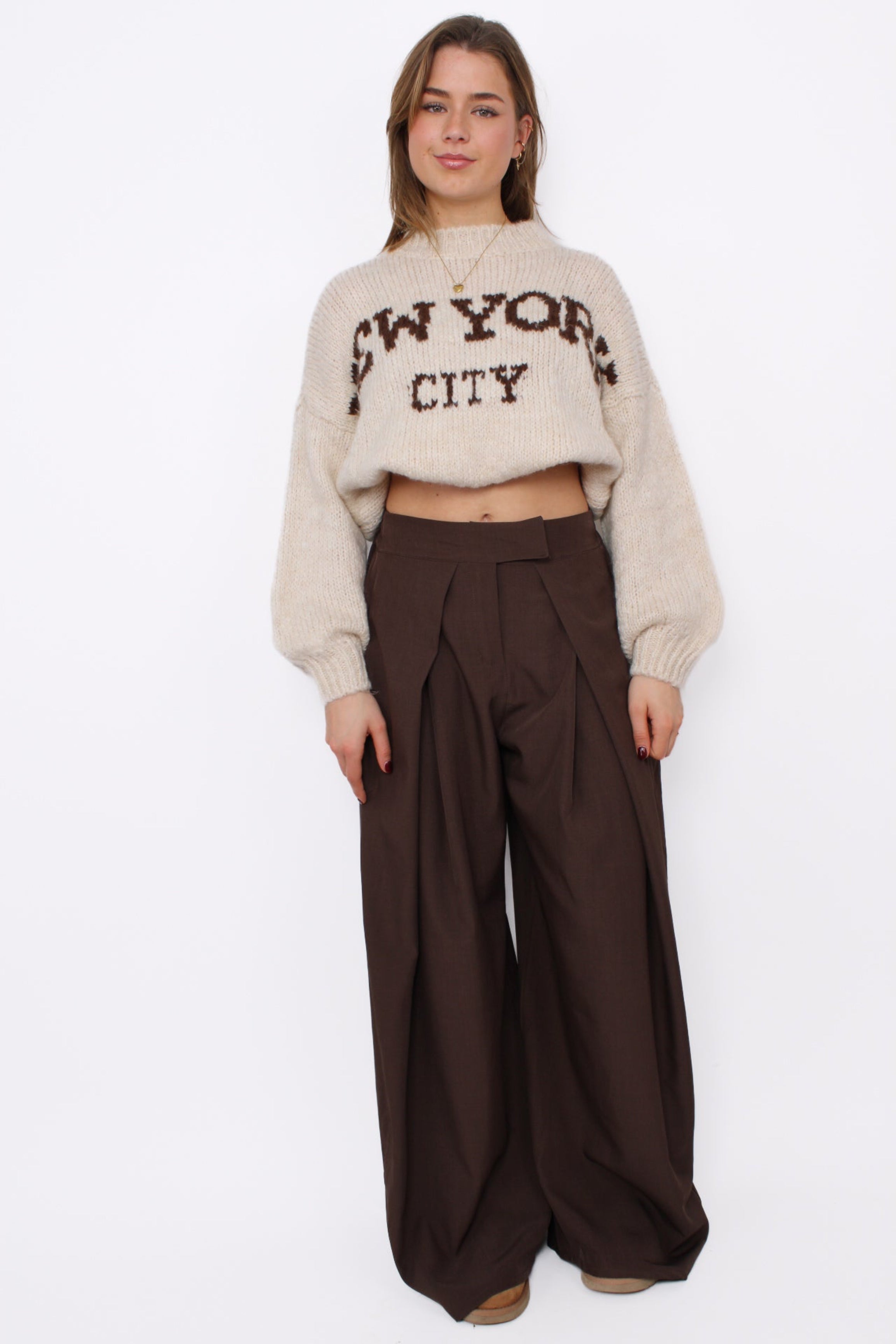 MADISON TROUSER - BROWN