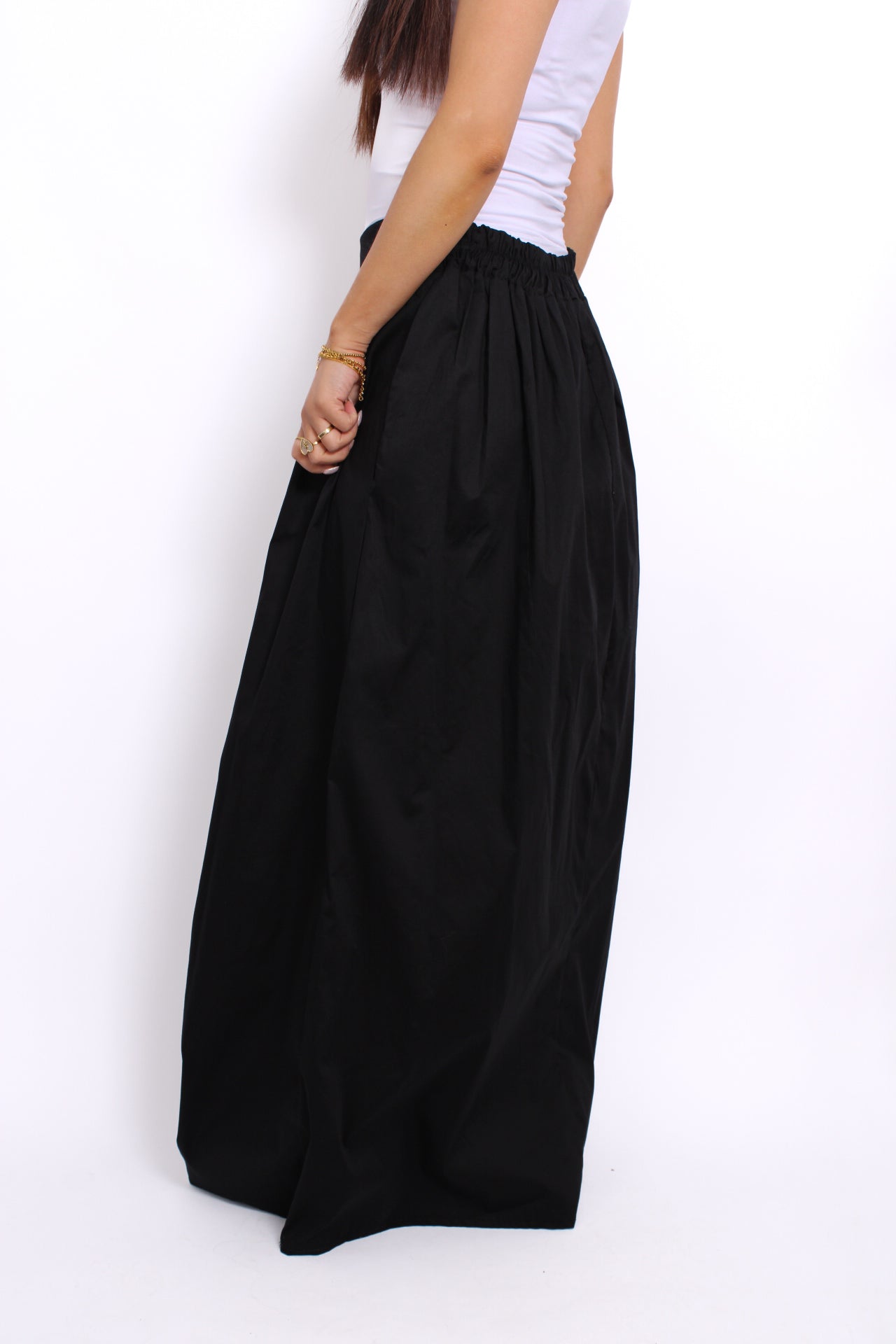 COTTON SKIRT 2.0 - BLACK