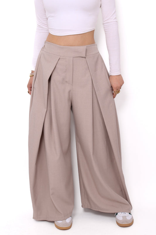 PRE ORDER 23 MAART! “PETITE'' MADISON TROUSER - TAUPE