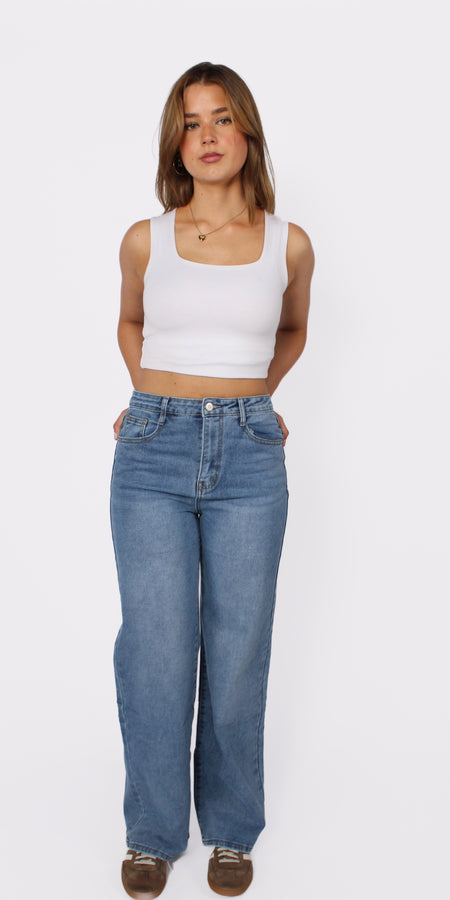 Wide Leg Jeans 5118 - Denim