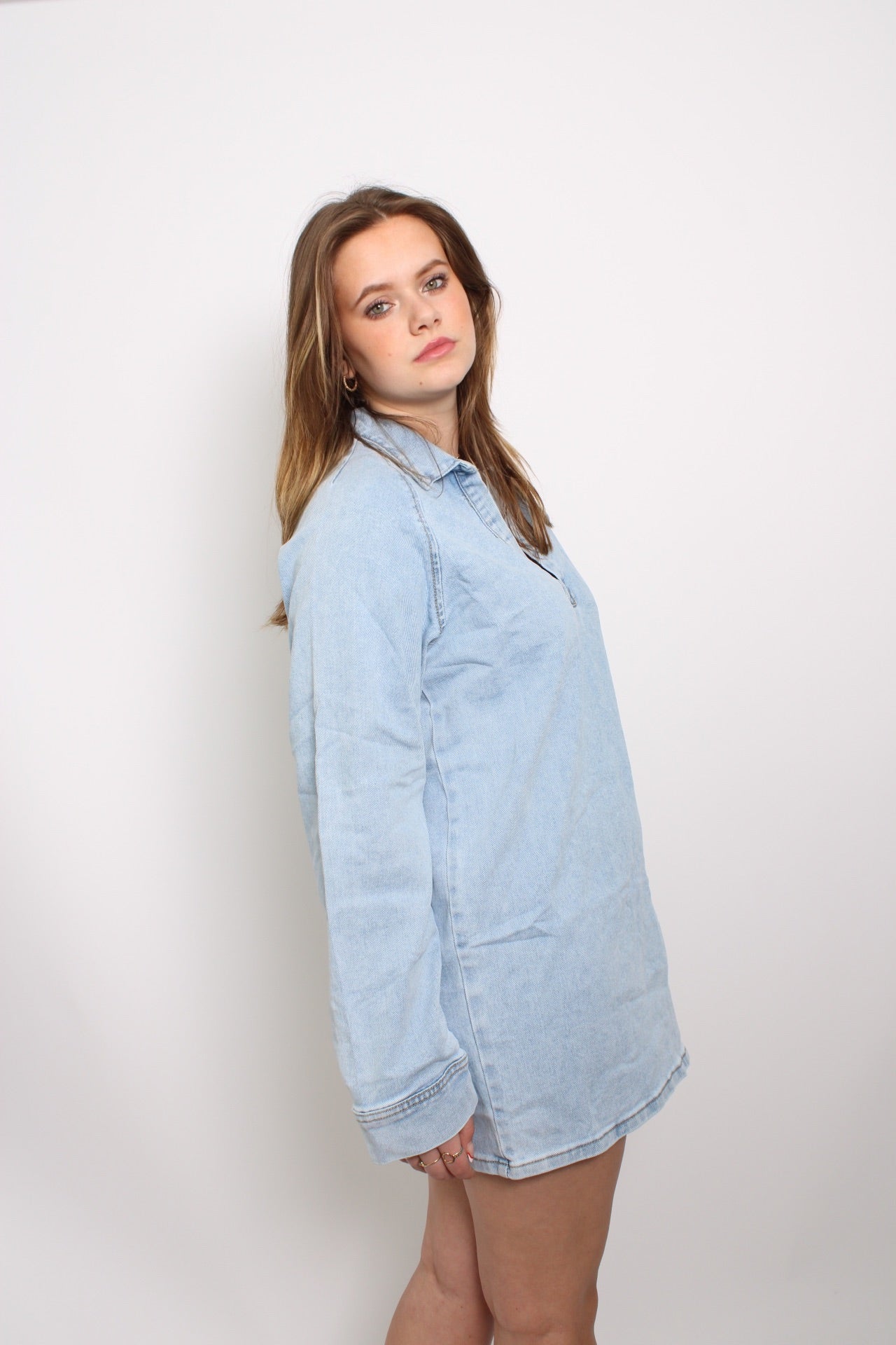 HAZEL DRESS - DENIM