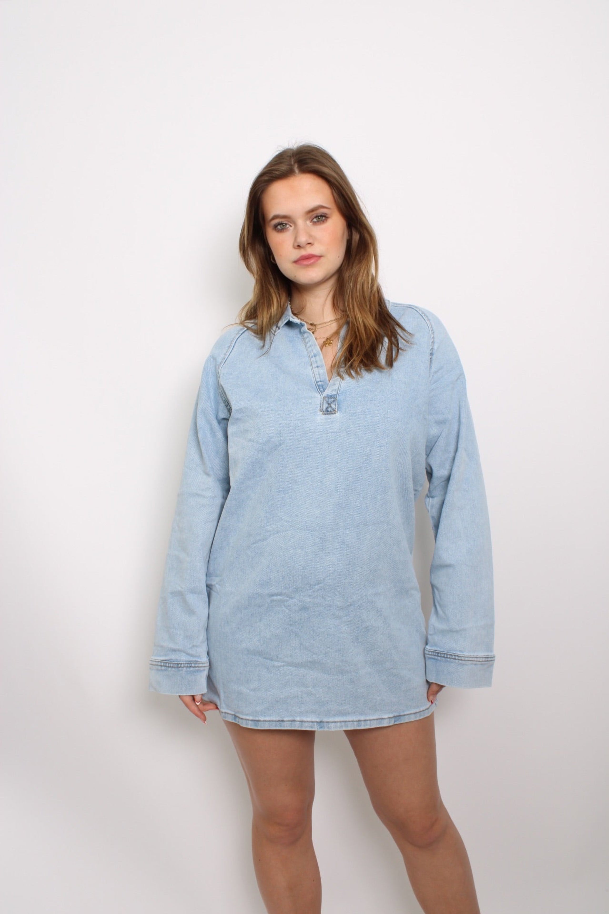 HAZEL DRESS - DENIM