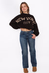 SECOND CHANCE MID WAIST WIDE LEG JEANS 981-9 - MID DENIM