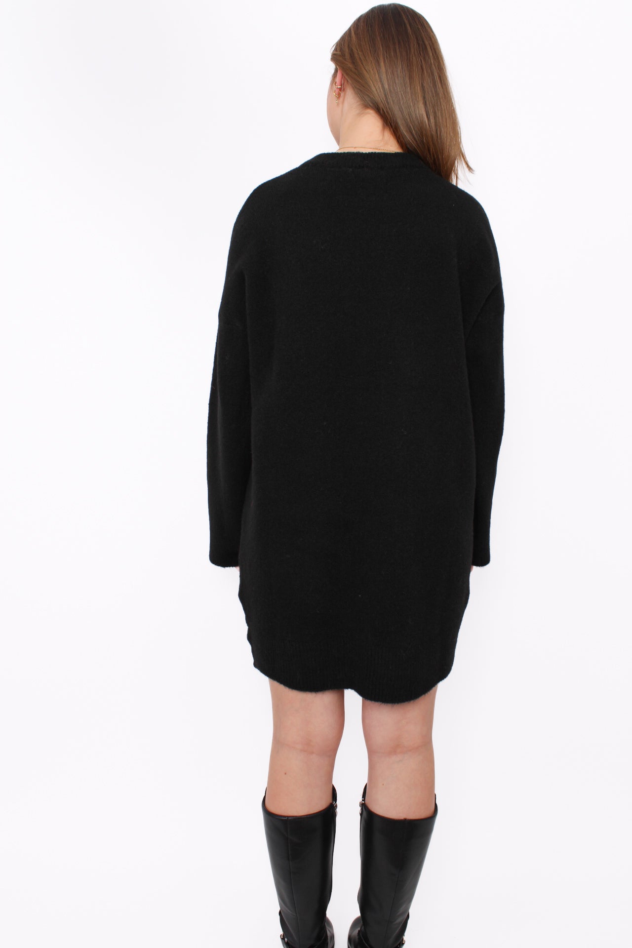 SYLVIE KNIT DRESS - BLACK