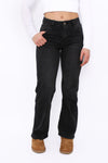MID WAIST WIDE LEG JEANS 981-17 - ANTHRACITE