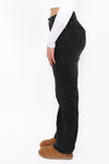 MID WAIST WIDE LEG JEANS 981-17 - ANTHRACITE