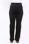 MID WAIST WIDE LEG JEANS 981-17 - ANTHRACITE
