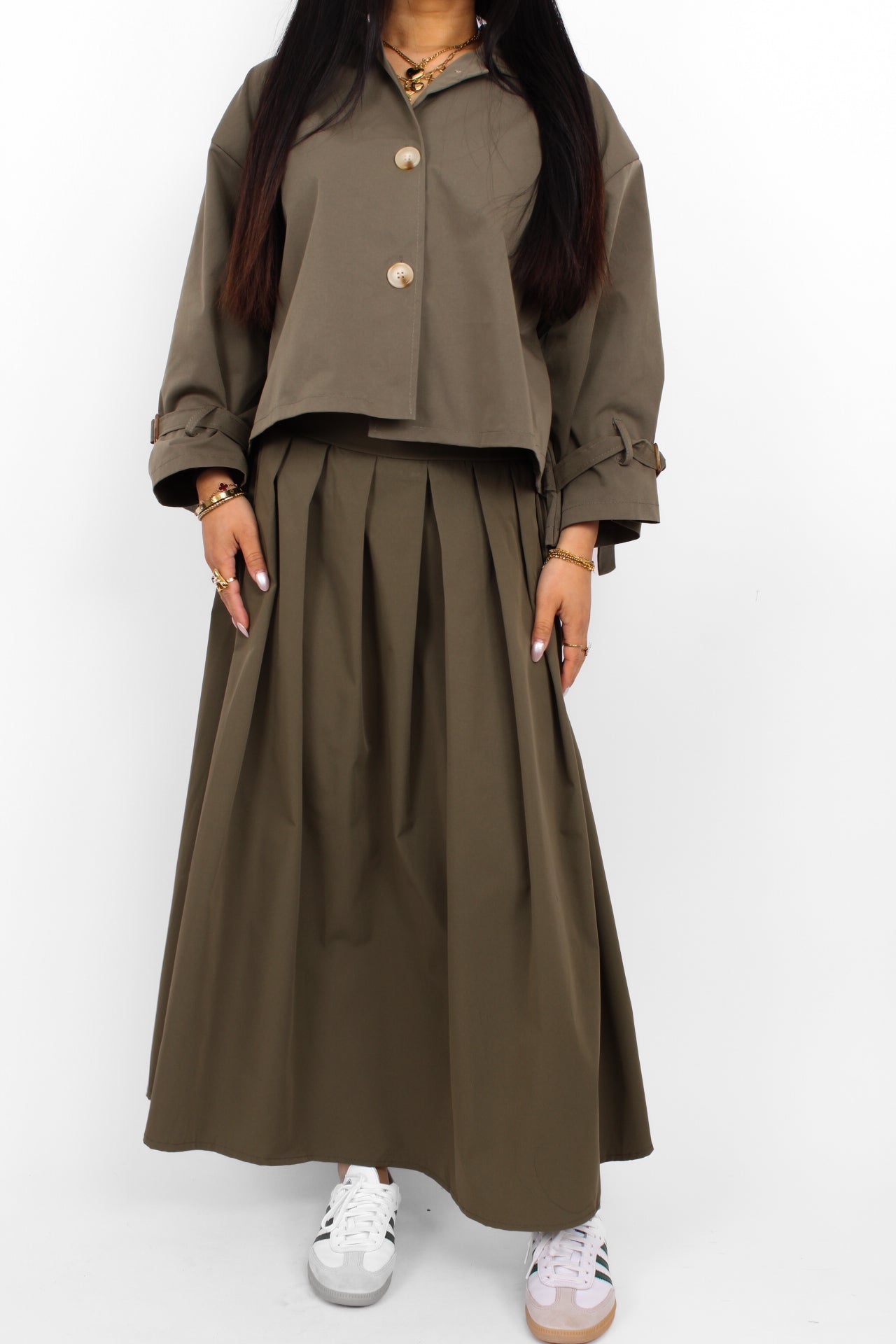 ''PETITE'' MAISA SET - ARMY GREEN