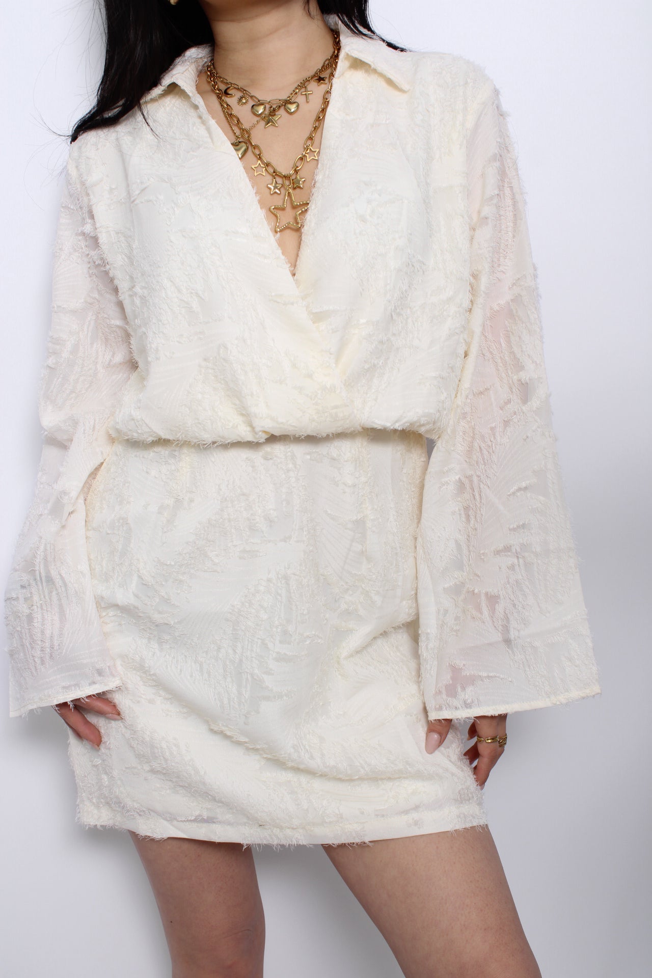 AVA DRESS - OFF WHITE