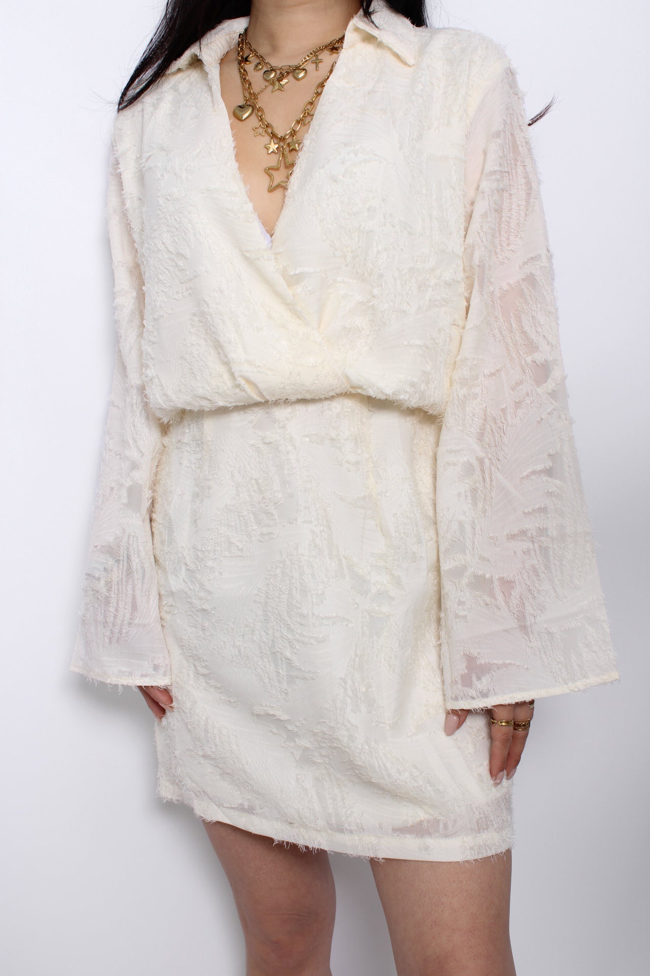 AVA DRESS - OFF WHITE