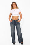 MID WAIST WIDE LEG JEANS 2089