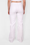 ''TALL'' MID WAIST JEANS - WHITE