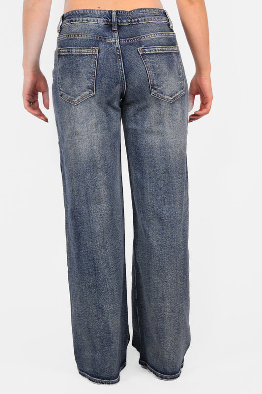 MID WAIST WIDE LEG JEANS 2089