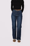 WIDE LEG JEANS 806-5B- MID DENIM