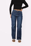 WIDE LEG JEANS 806-5B- MID DENIM