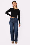 WIDE LEG JEANS 806-5B- MID DENIM