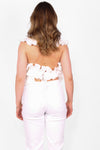 PLEATED BACKLESS TOP