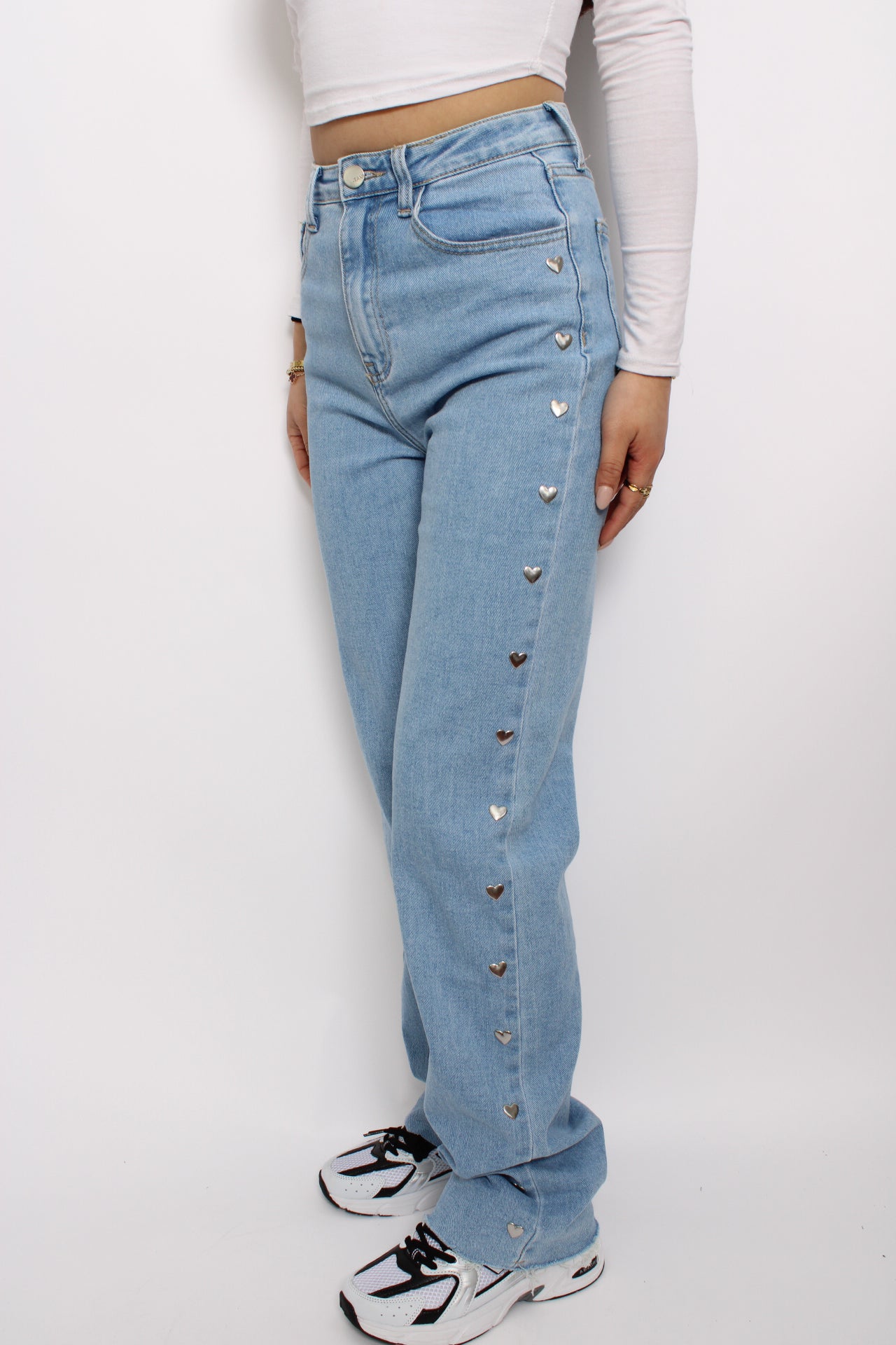 ALL OVER HEARTS JEANS 3055 - DENIM