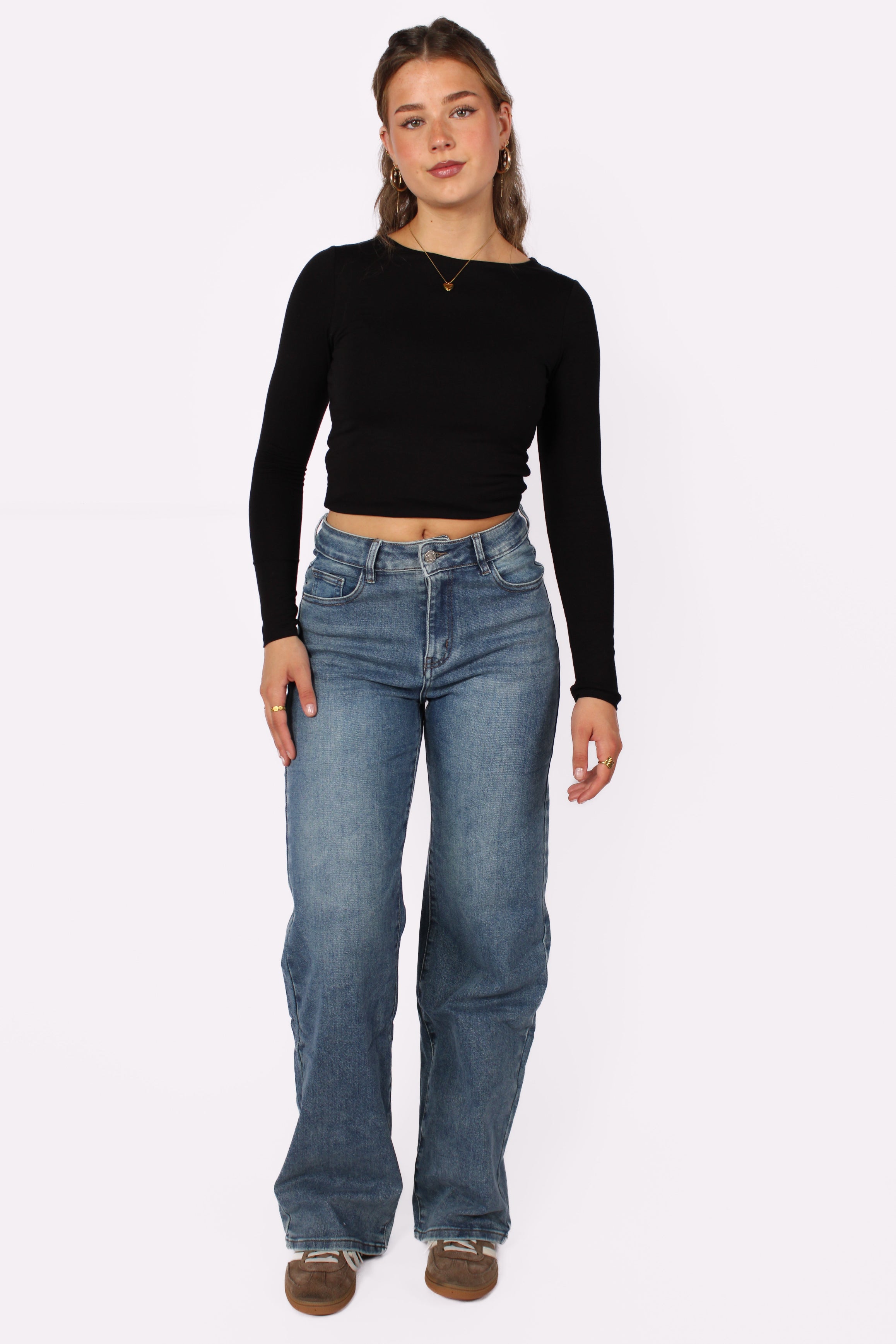 ''TALL'' WIDE LEG JEANS 3636-19 - DENIM