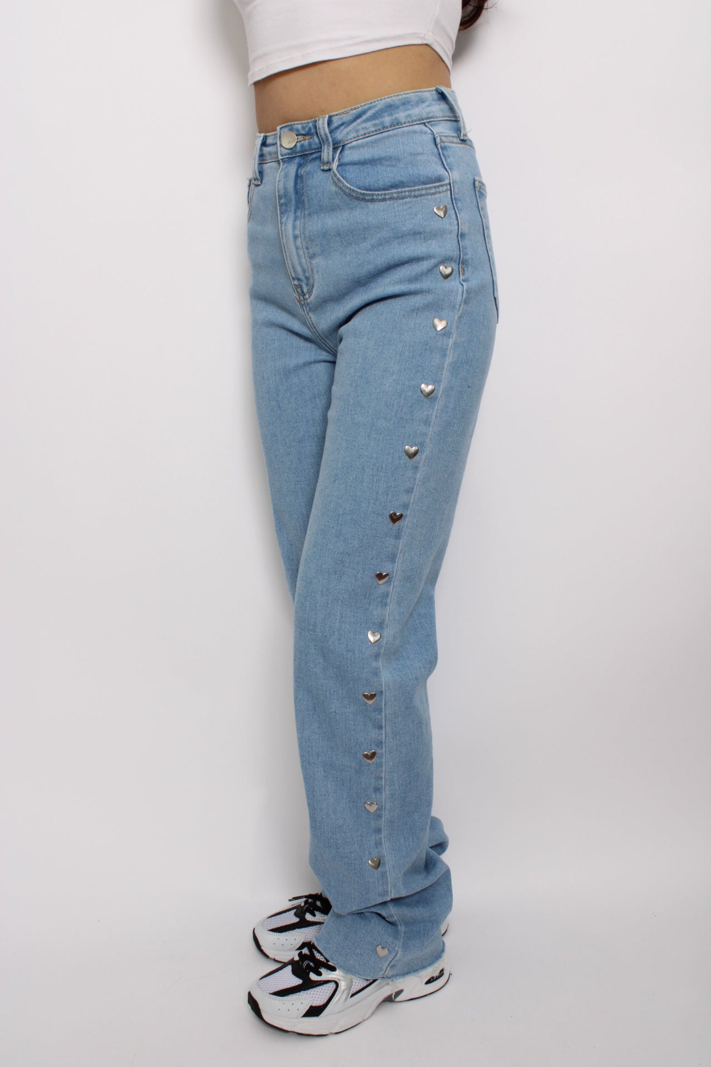 ALL OVER HEARTS JEANS 3055 - DENIM