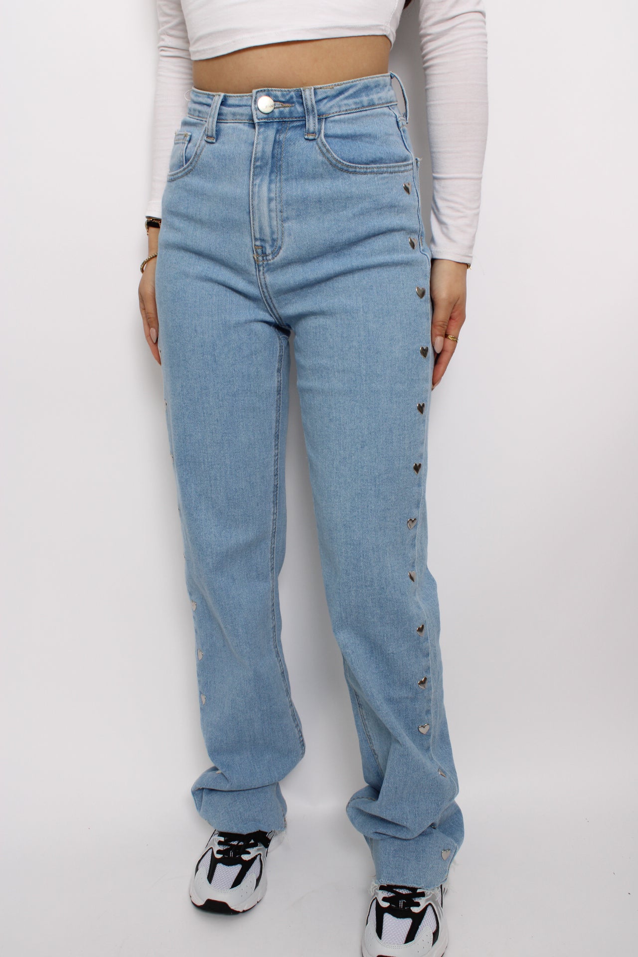 ALL OVER HEARTS JEANS 3055 - DENIM