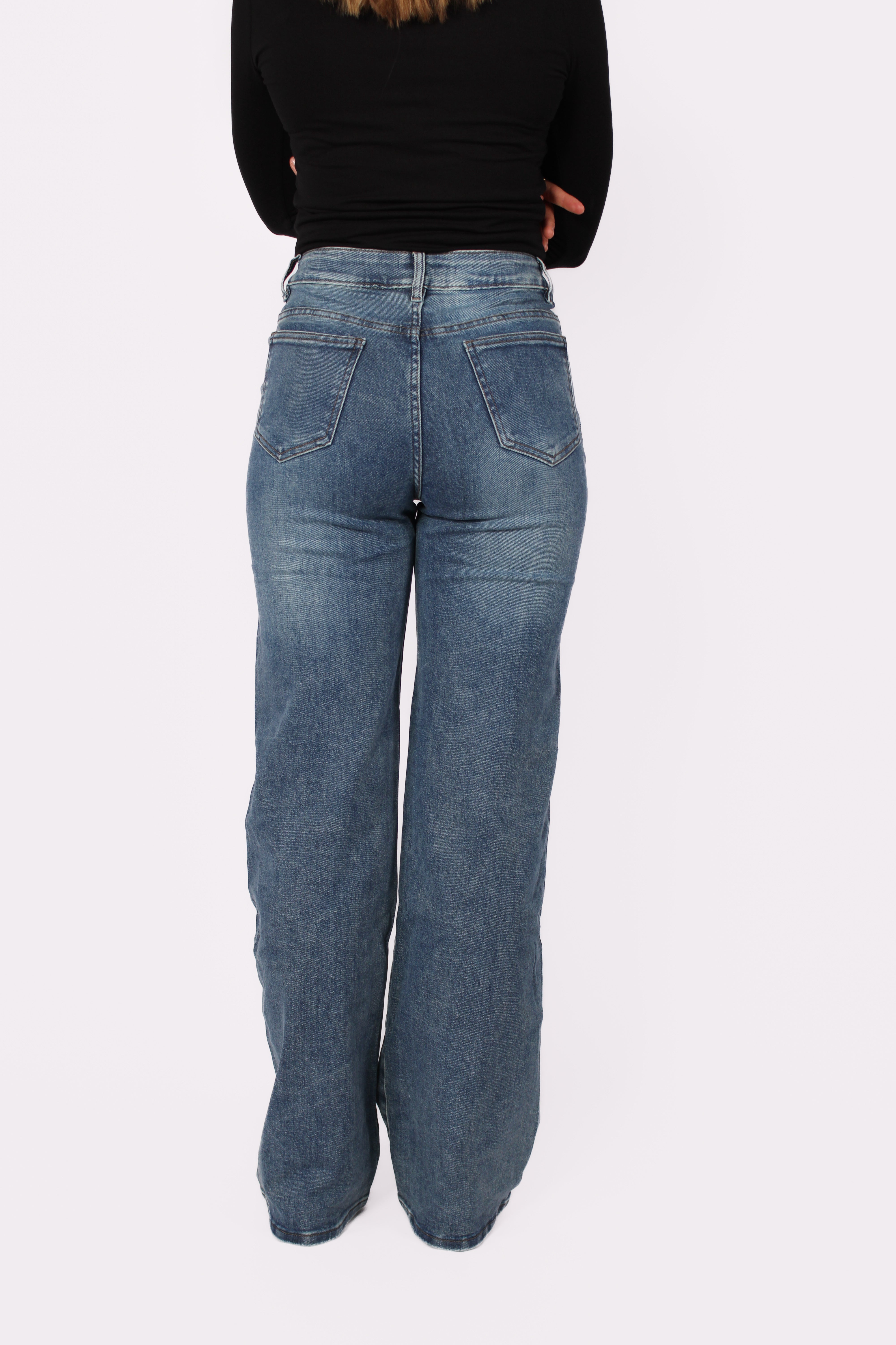 ''TALL'' WIDE LEG JEANS 3636-19 - DENIM