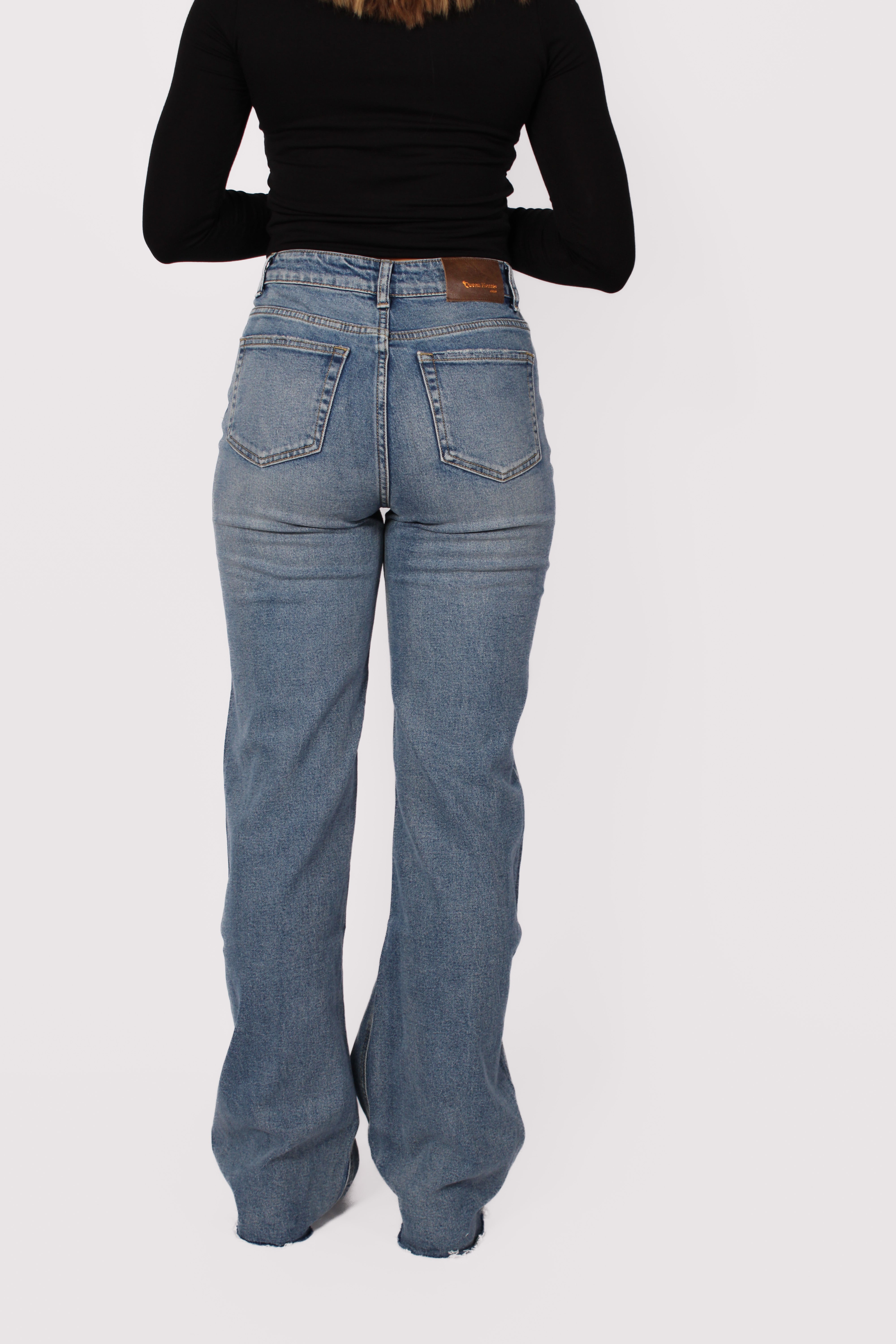 ''TALL'' WIDE LEG JEANS 3636-19 - DENIM